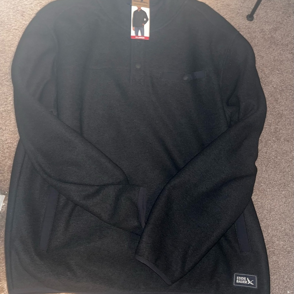Eddie Bauer Charcoal Pullover Sweater